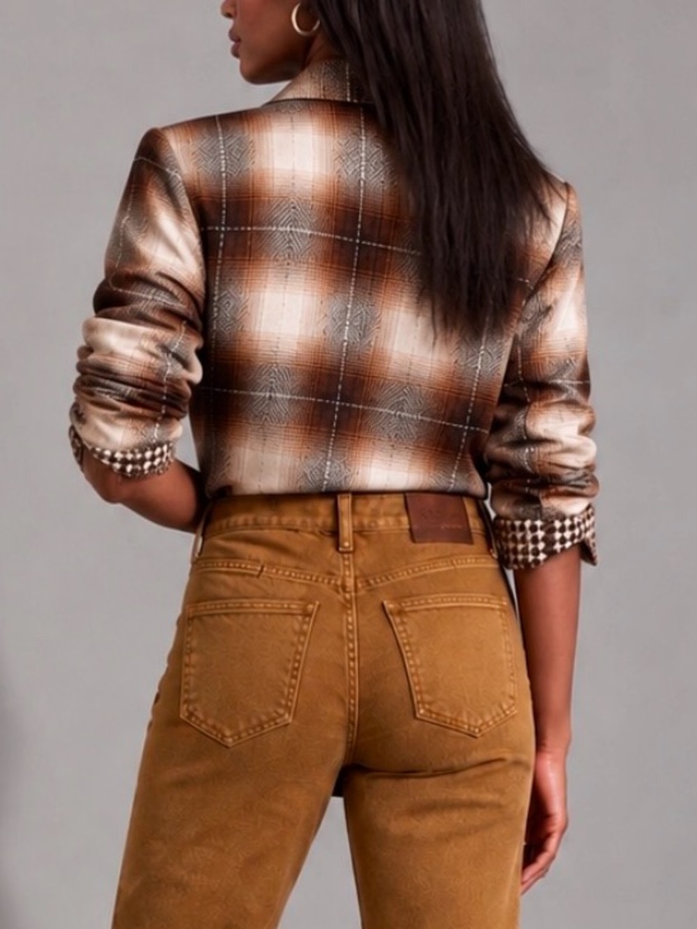 MADEWELL Flea Market Flare Brown High Rise Jeans Size 25 - Picture 7 of 11